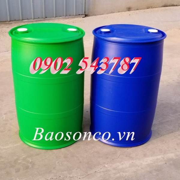 Thùng phuy nhựa 220 lít ,thùng phuy 220 lít nhựa 