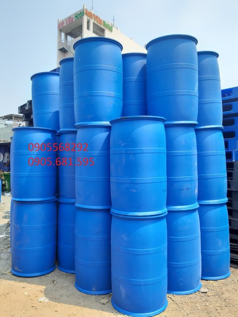 Thùng phuy nhựa mới 90% thanh lý giá rẻ 0905568292