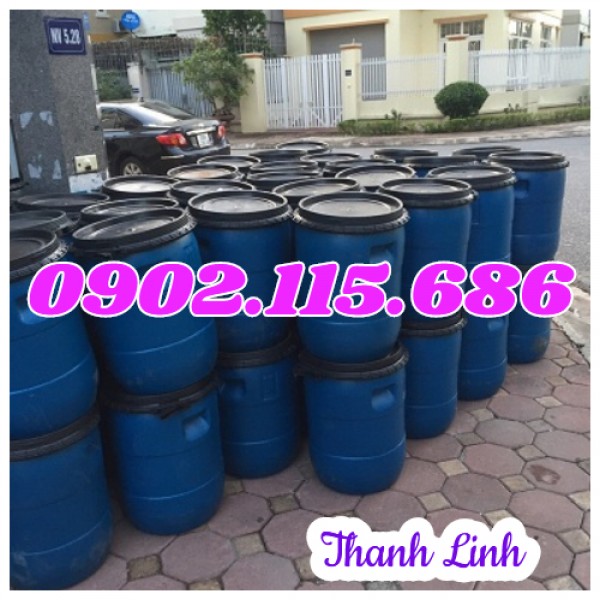 Thùng phuy nhựa, thùng phuy nhựa 30 lít, thùng phuy nhựa 50 lít,