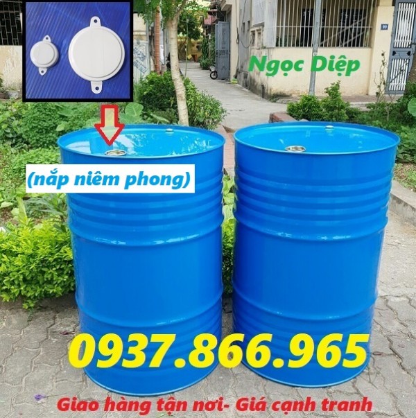 Thùng phuy sắt, thùng phuy đựng hóa chất, phuy sắt đụng dung môi, phuy sắt cũ