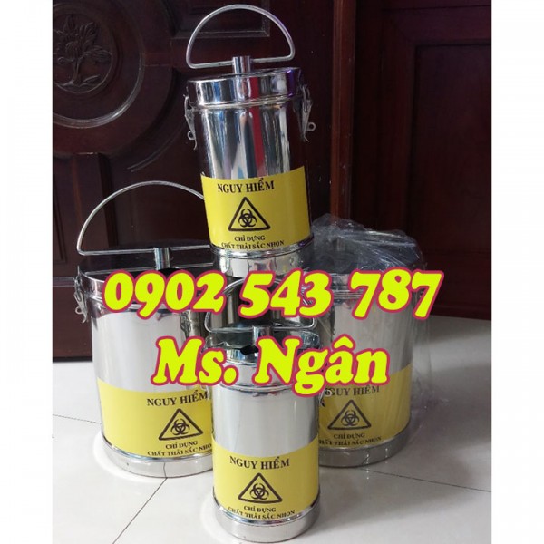 HỘP HỦY KIM Y TẾ BẰNG INOX