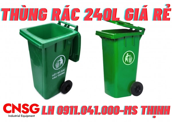 Thùng rác 120l, thùng rác 240l, thùng rác công cộng 0911041000 ms Thịnh