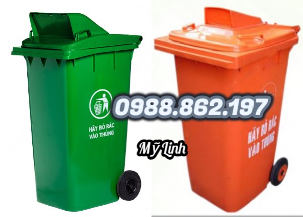 Thùng rác 120l, thùng rác công nghiệp 120l