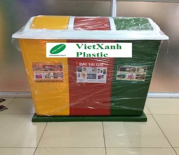 Thùng rác 3 ngăn( mỗi ngăn 60 lít)