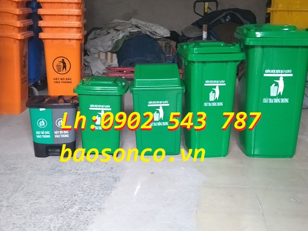 Thùng rác 60 lít ,thùng rác đạp chân 60 lít 