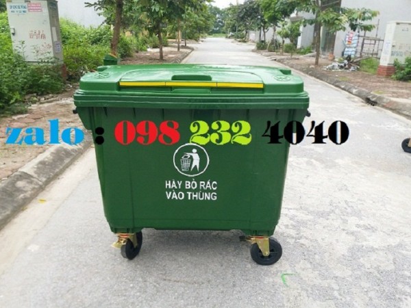 Thùng rác nhựa 660 lít