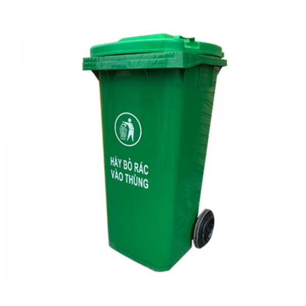 Thùng rác nhựa HDPE 120l giá rẻ chất lượng