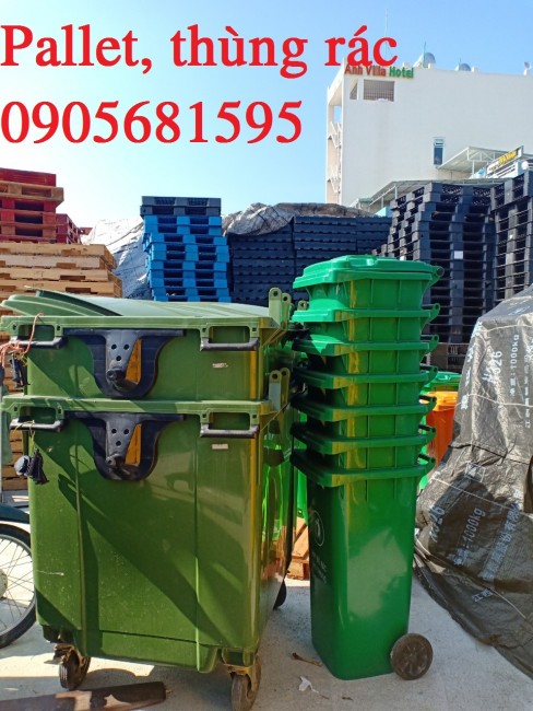 Thùng rác nhựa HDPE 660L - NHận giá cố miệng thùng giá rẻ 0905681595 ms. Oanh