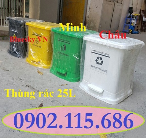 Thùng rác y tế 15l, thùng rác y tế 20l, thùng rác y tế 25l,