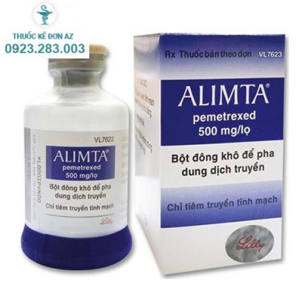 Thuốc Alimta 100mg, 50mg - Điều trị ung thư phổi  