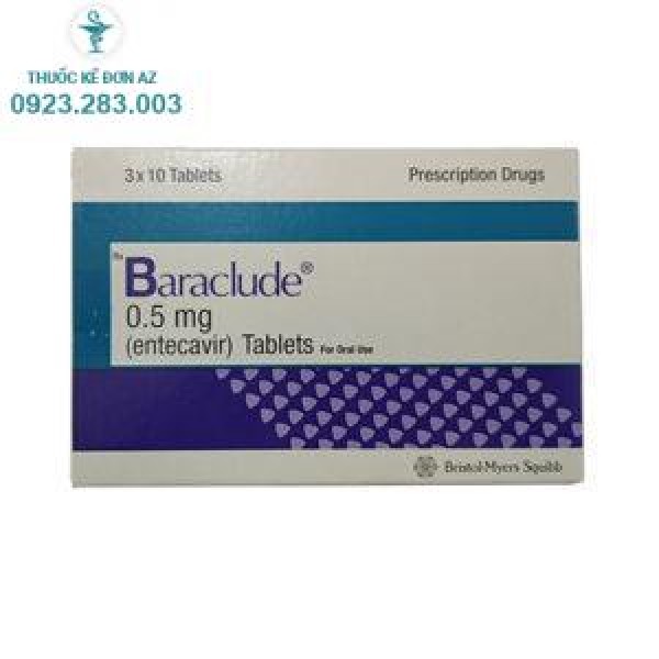 Thuốc Baraclude 0 5mg Entecavir?công dụng thuốc Baraclude?