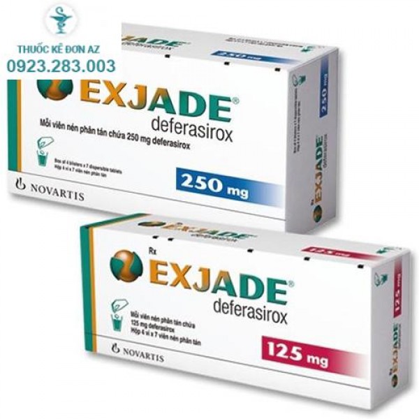 Thuốc Exjade 250mg – Điều trị thừa sắt mãn tính