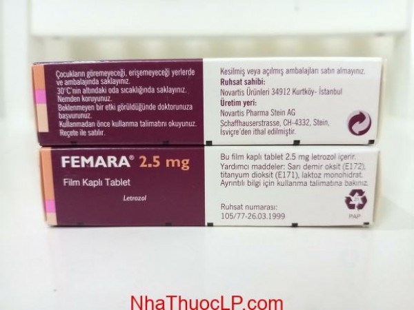 Thuốc Femara 2.5 mg giá bao nhiêu?