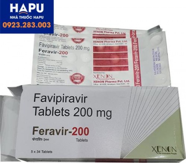 Thuốc Feravir 200mg được chỉ định trong điều trị covid vừa và nặng