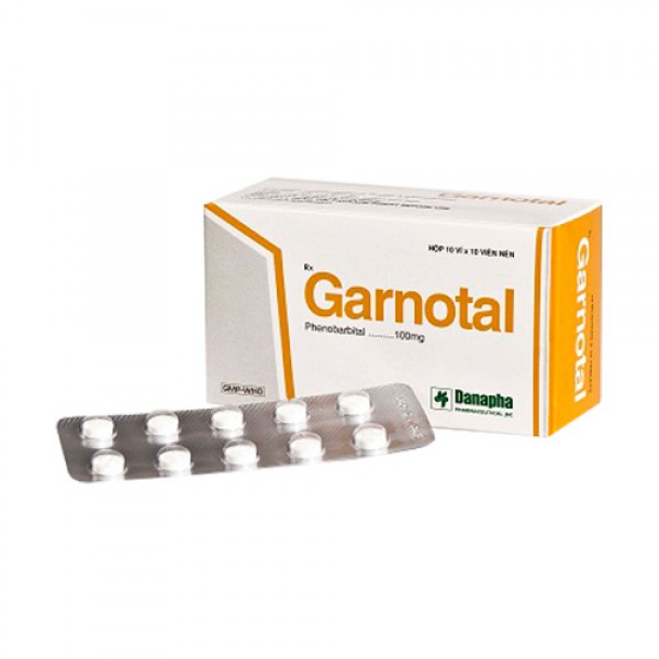 Thuốc Garnotal – Phenobarbital 100mg – Công dụng – Liều dùng – Giá bán
