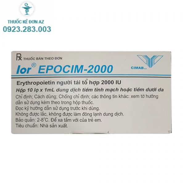 Thuốc Ior EPOCIM 2000 giá tốt chính hãng mua ở đâu Hà Nội HCM 2021
