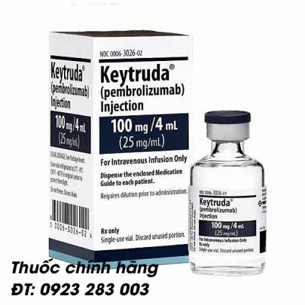 Thuốc Keytruda giá bao nhiêu? Mua thuốc Keytruda ở đâu uy tín?