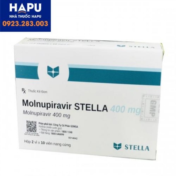 Thuốc Molnupiravir Stella 400mg điều trị Covid-19 chính hãng ở đâu giá