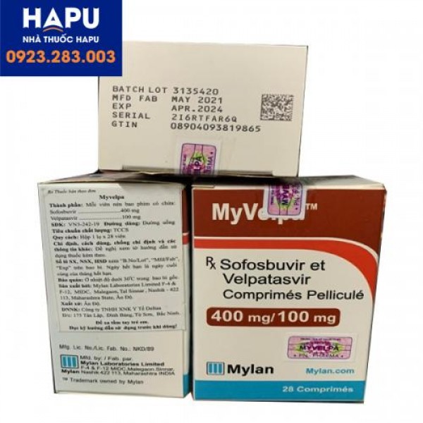 Thuốc Myvelpa giá bao nhiêu tại bệnh viện?