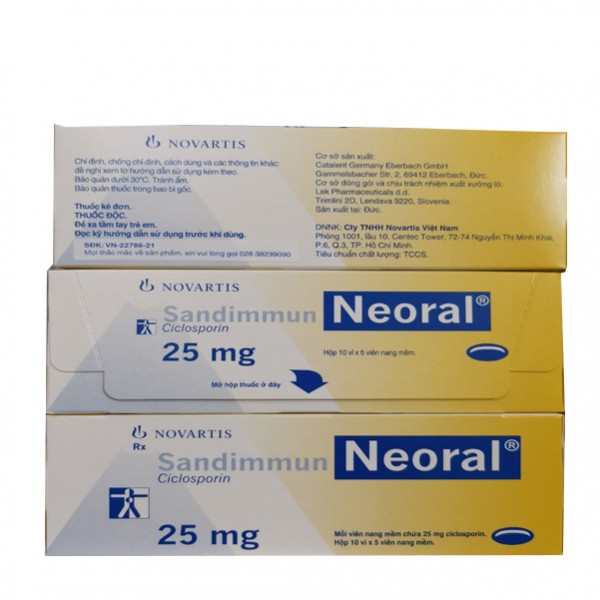Thuốc Neoral 25mg là thuốc gì?