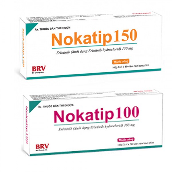 Thuốc Nokatip 150mg – Erlotinib – Công dụng, Liều dùng, Giá bán
