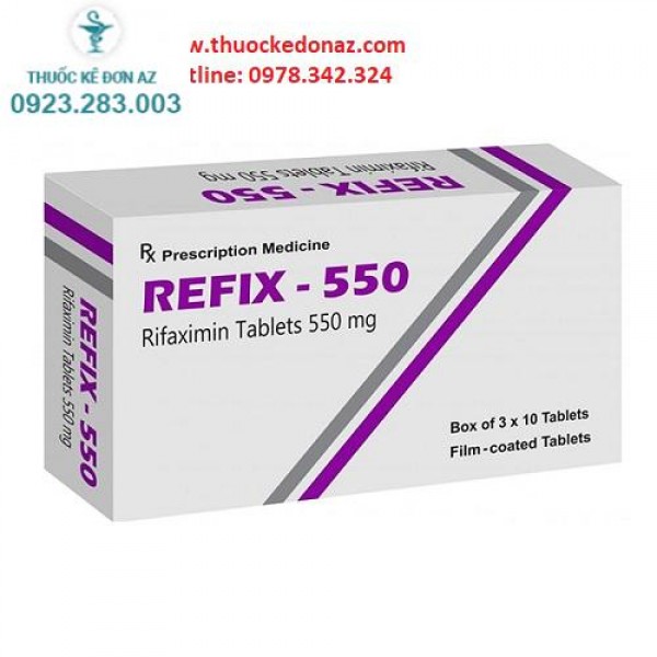 Thuốc Refix 550mg - Điều trị ruột kích thích 