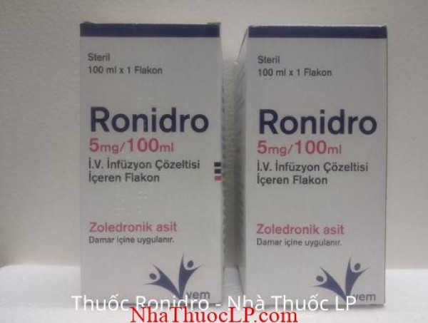 Thuốc Ronidro 5mg/100ml điều trị loãng xương