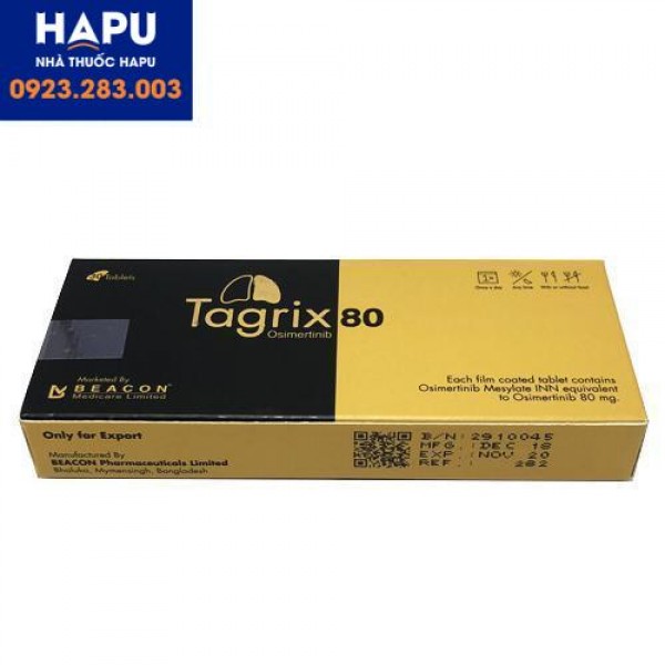 Thuốc Tagrix 80mg Điều trị ung thư phổi