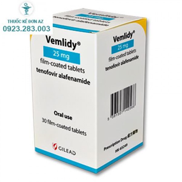 Thuốc Vemlidy 25mg - Điều trị Viêm Gan B - Mua ở đâu hà nội hcm 2021