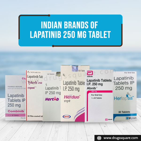 Thương hiệu Ấn Độ của Lapatinib 250 mg Viên nén