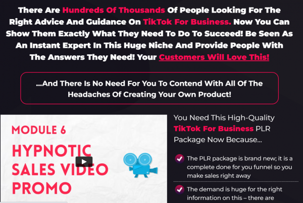 TikTok For Business PLR Review –| Is Scam? -11⚠️Warniing⚠️Don’t Buy Yet Without Seening This?