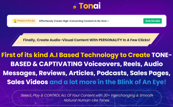 Tonai OTO 1,2,3,4,5 Upsells OTO Links + VIP 3,000 Bonuses