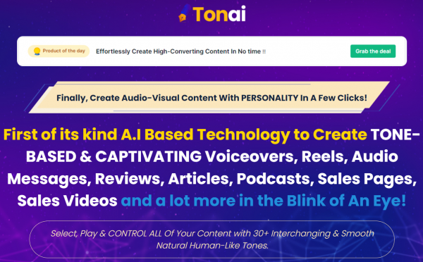 TONAI Review - VIP 3,000 Bonuses $1,732,034 + OTOs 1,2,3,4,5,6,7,8,9 Link Here