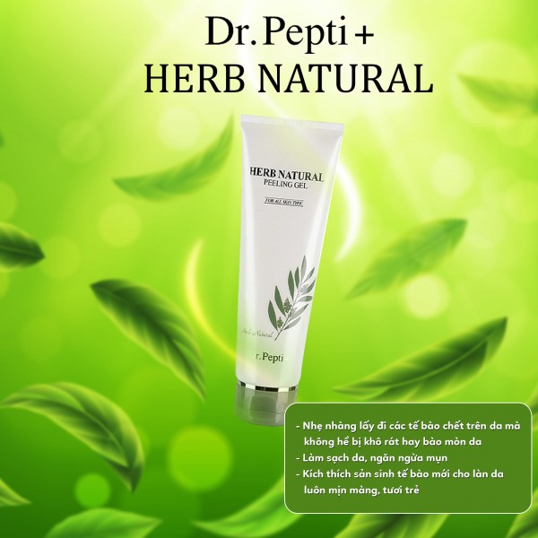 Trãi Nghiệm Tẩy Da Chết Mịn Và Sáng Da Dr.Pepti Herb Natural Peeling Gel Có Hiệu Quả Không?