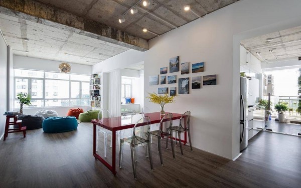 Trang trí căn hộ táo bạo, trẻ trung và năng động