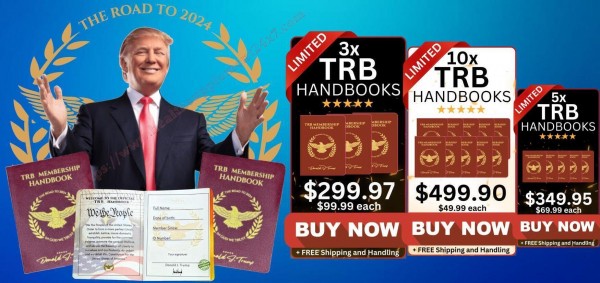 TRB Membership Handbook Make America Great, Wealthy And Power Buy Now And Get Benefits(Flash Sale)