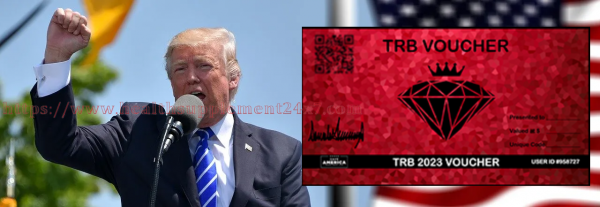 TRB Red Voucher Enjoy the benefits as a Trump Supporter Live the American Dream(Zero Risk)