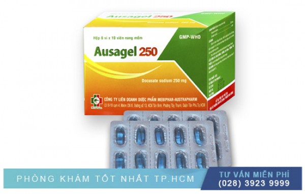 Trị táo bón hiệu quả với thuốc Ausagel 250mg