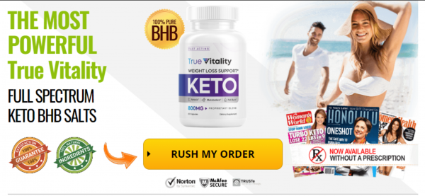 TrueVitality Keto Reviews (USA)- 100% Natural Pills For Weightloss