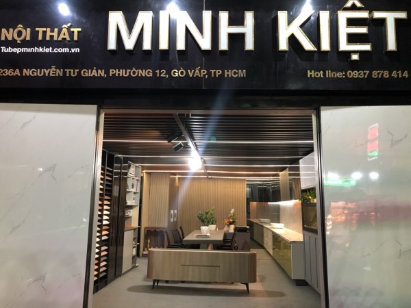 Tủ bếp đẹp nhà chị AN CT045a - Minh Kiệt.