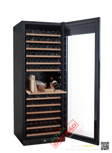 Tủ lạnh bảo quản rượu vang Kadeka 194TLTR cửa kính tràn không vành