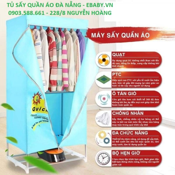 Tủ sấy quần áo tại Đà Nẵng - Tổng kho: 0903588661