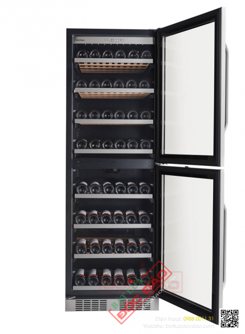 Tủ ướp lạnh tượu vang cao cấp 165T loại 151 chai