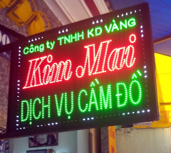 Tư vấn chọn lắp biển gắn led
