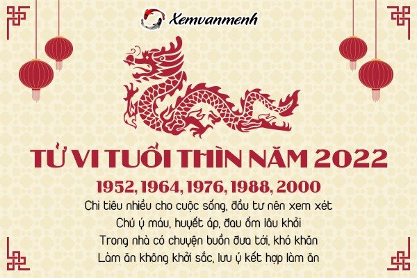 Tử vi tuổi Thìn năm 2022 có gì đáng chú ý???