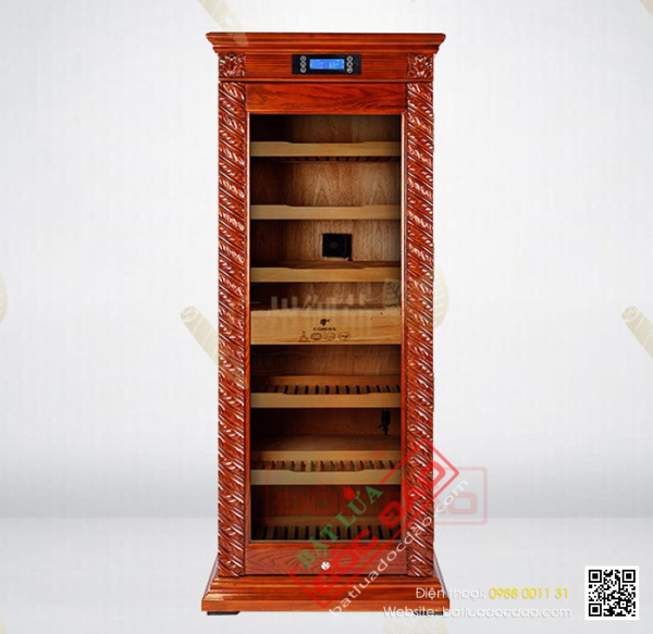 Tủ xì gà cắm điện tự động 800 đến 1200 điếu cao cấp Cohiba