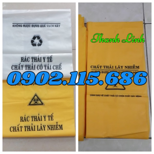 Túi đựng rác thải y tế, túi đựng rác,