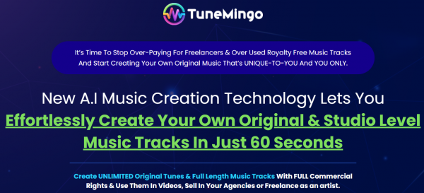 TuneMingo OTO 1 to 5 OTOs Links Here + VIP 1,800 Bonuses Review