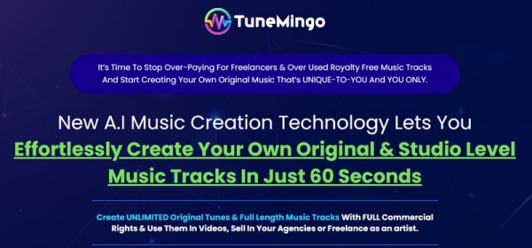 TuneMingo OTO – 88New 2023 OTO Full Links + Mega 2,000 Bonuses Value $1,153,856