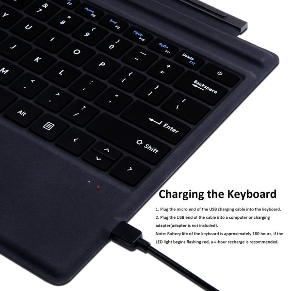 Type Cover Bluetooth (New Version) for Surface Pro 3-4-5-6-7 | new 100% có đèn